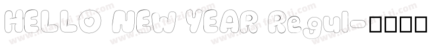 HELLO NEW YEAR Regul字体转换